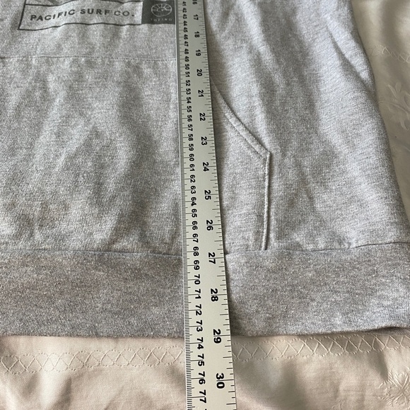 American Apparel Women's Gray Pullover Hoodie Pacific Surf Co. Tofino Canada L - Picture 10 of 11